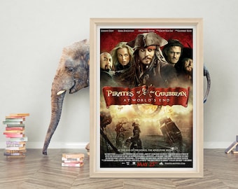 直筆サイン入りパイレーツ・オブ・カリビアン ポスター COA - Etsy 日本