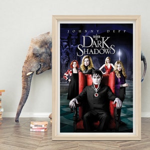 Dark Shadows Film Poster | 2023 Film Poster | Hochwertige Leinwand Poster | Original Film Poster als Geschenk