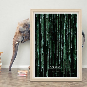 Poster Matrix Reloaded | Affiche classique du film Matrix Reloaded | Poster en toile de haute qualité pour cadeau | A1/A2/A3/A4/A5