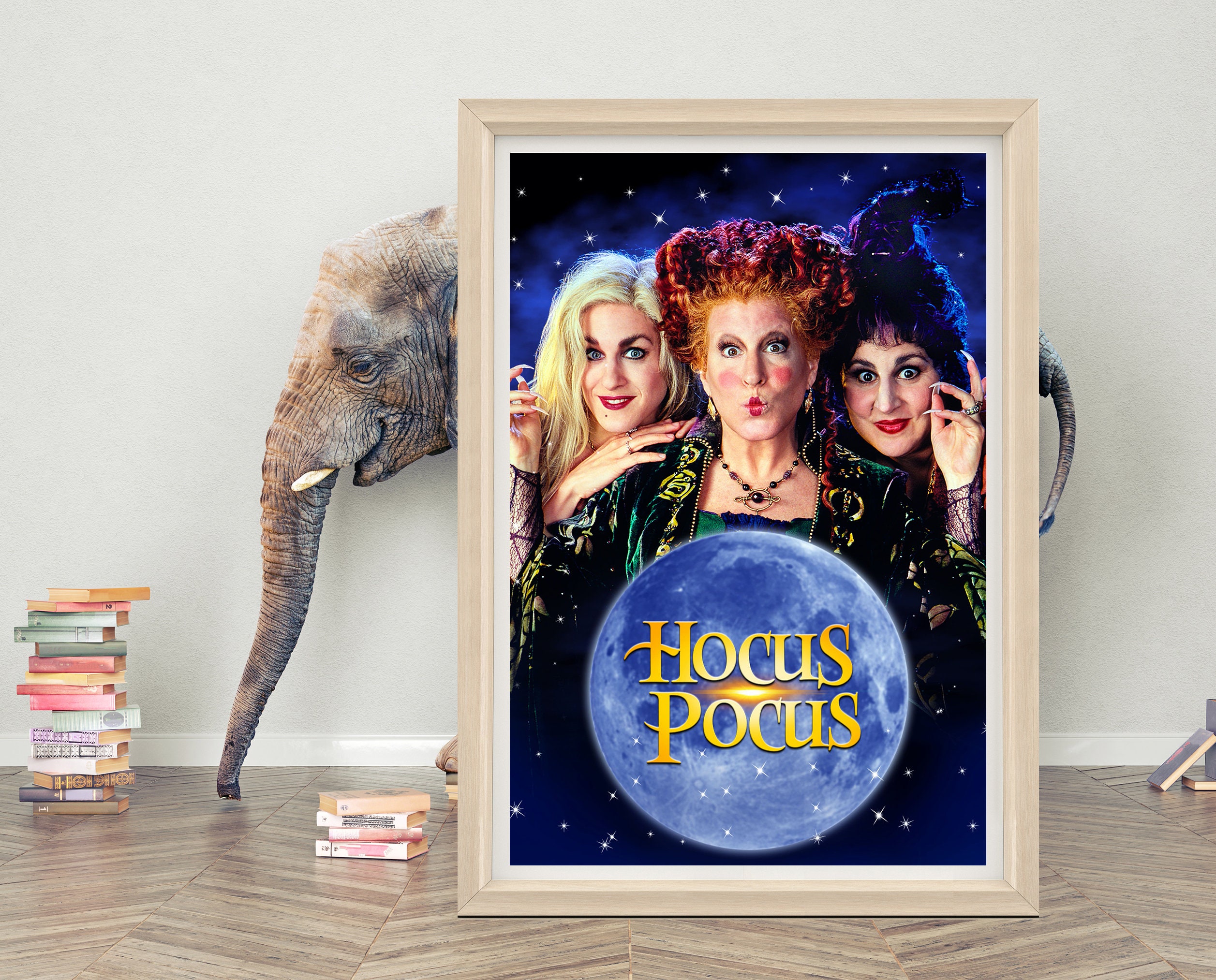 Hocus Pocus Movie Poster Wall Art | High Quality Canvas Cloth