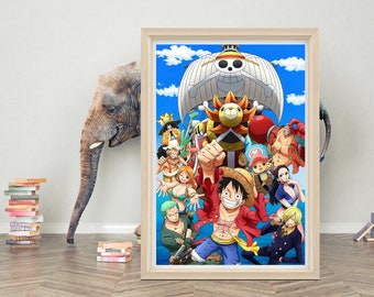 Poster della serie TV One Piece, arte da parete / Poster in tela di alta qualità / Stampa poster One Piece / 27x40&#39;&#39;