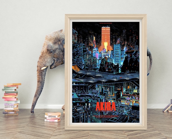 Akira - Neo-tokyo by Kilian Eng Poster Wall Art | Akira Anime