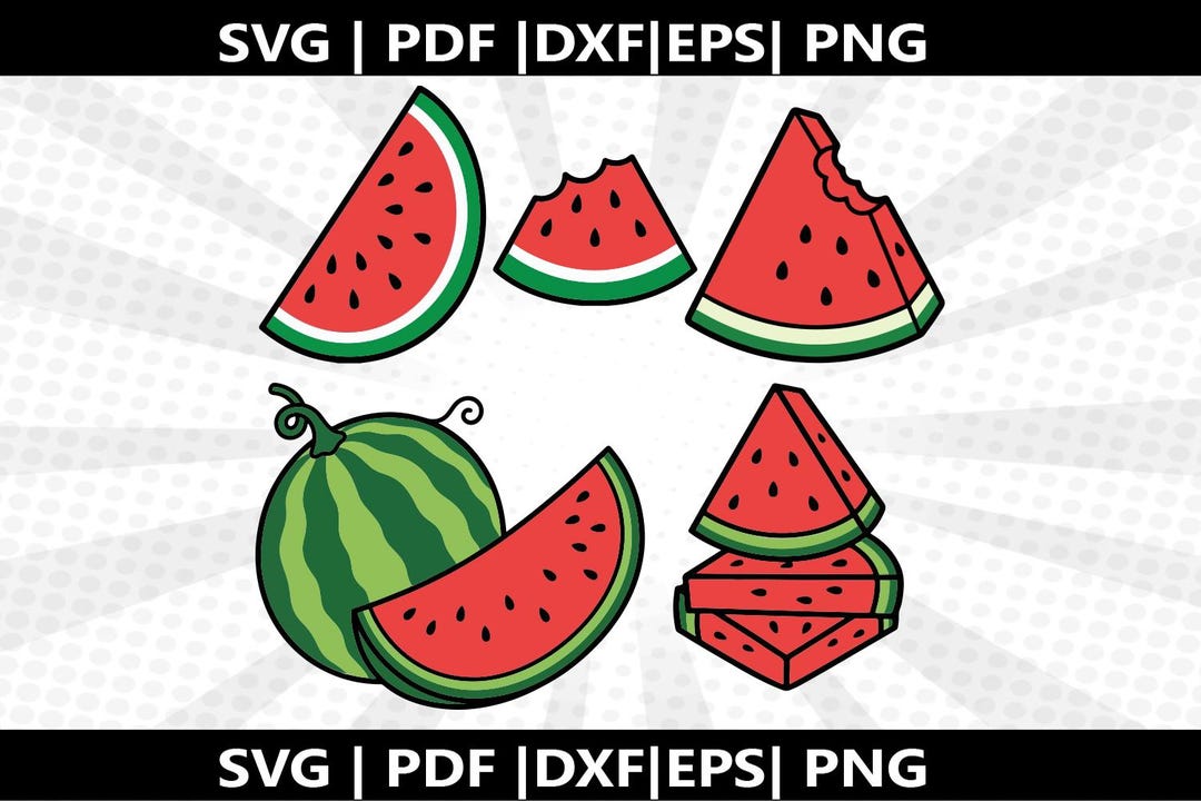 Exploding Watermelon Svg Watermelon SVG Files for Cricut DIY Craft Svgs Crafts Silhouette Cut ...