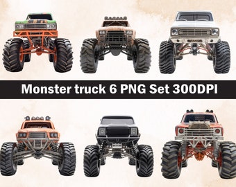Monster truck PNG Sublimation Design,Monster truck png,Monster truck illustration,Digital Download,Png Sublimation,Monster truck png file