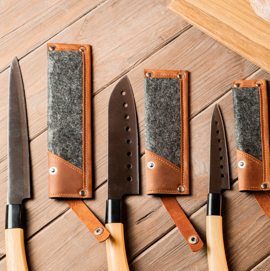 Leather Knife Cover, Knife Sheath, Handmade Knife Sheath,chef Knife