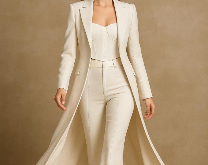 1960s Beige Ivory Floral Cutwork Embroidery Open Jacket - Etsy