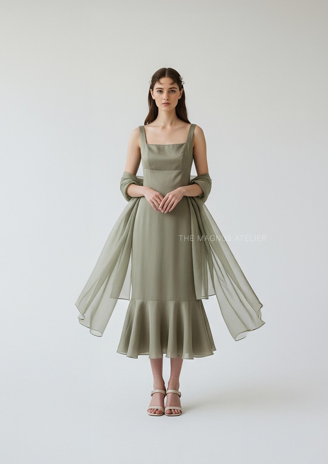 sir organza dress Buy SIR The Label Black Margot Low Back Gown in Silk Organza For Women Online