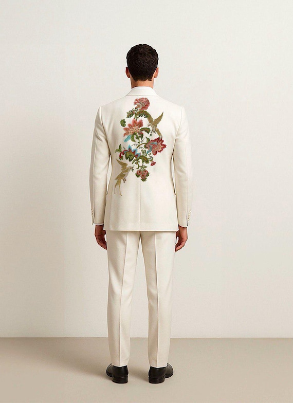 floral formal dress for men Men's fashion blazer, Blazer for men, Men's silk jacket, Prom Blazer