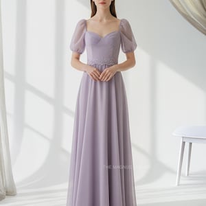 modest lilac bridesmaid dresses Lilac Long Bridesmaid Dresses Mixed Style  Lisposa