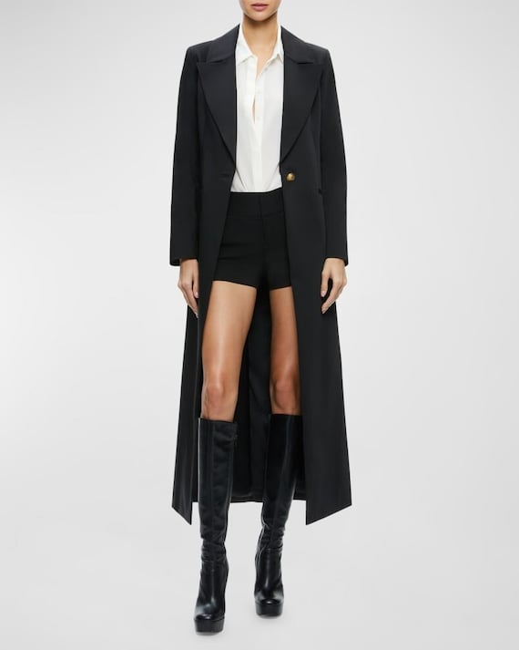 Single-Breasted Fitted Tailored Jacket – La Garçonne