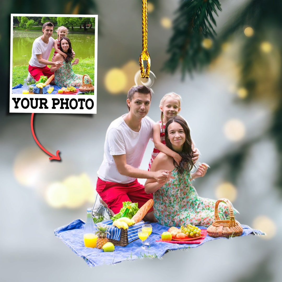 Custom Picnic Photo Ornament Picnic Photo Ornament Funny Etsy