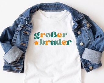 Großer Bruder, Großer Bruder T-Shirt, Großer Bruder 2024, Baby Ankündigung Shirt, Geschenk für großen Bruder, neuer großer Bruder