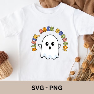 Kinder Halloween Shirt, Halloween Plotterdatei, Halloween Plott, Gespenst – SVG, PNG