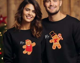 Christmas sweater for couples / Christmas sweater couple / Couple sweater / Christmas sweater couple sweatshirt, partner look Christmas