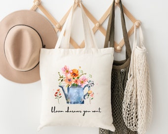 Vintage bloemenjute tas, stijlvolle boodschappentas, milieuvriendelijke shopper met bloemenprint, duurzame draagtas, bloementas