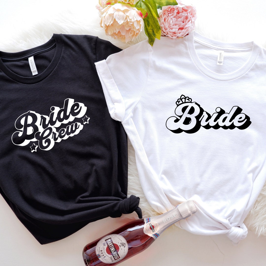 Team Bride Shirts, Bride Crew Tshirts, Bachelorette Party Outfits