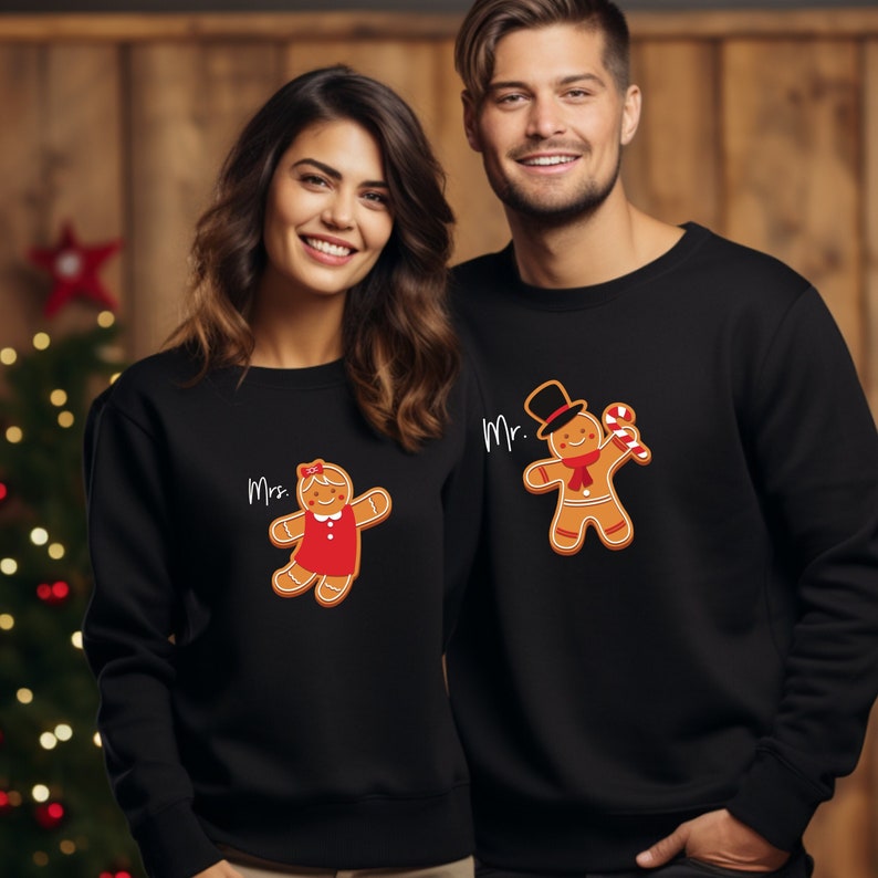 Couple - Nosy Reindeer Christmas Sweater main image 1