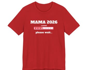 Mom T-Shirt, Gift for Expectant Mom, Mom 2024, Pregnancy, Pregnancy Announcement T-Shirt, Baby Reveal, Mom Gift