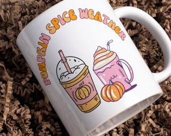 Pumpkin Spice Latte Mug, Pumpkin Spice Mug, Autumn Coffee Mug, Pumpkin Coffee Mug, Coffee Mug Autumn Drinks, Coffee Lover Gift