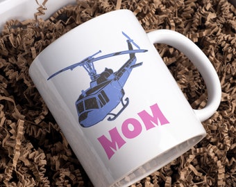 Helikopter moeder mok, helikopter moeder cadeau, Moederdag cadeau, koffiekopje moeder, helikopter moeder koffiekopje, kip cadeau