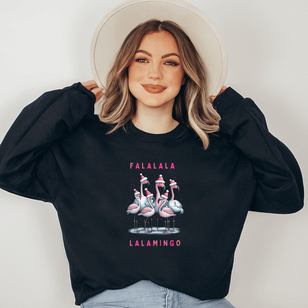 Pink Oasis Flamingo Christmas Jumper Flamingo Sweatshirt