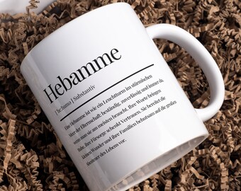 Midwife definition, midwife gift, midwife mug, midwife farewell gift, thank you for midwife