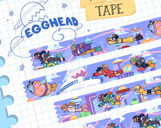 PREORDER One Piece Egghead 2cm Washi Tape Etsy