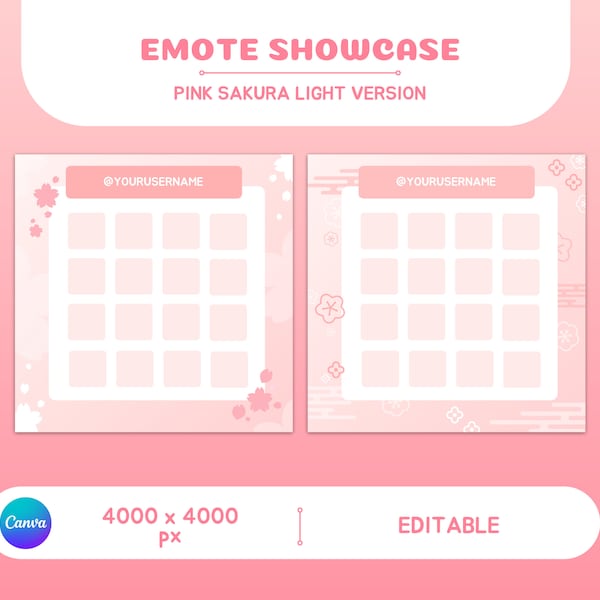 Porte-badge emote rose Sakura version légère mignon pour artistes, streamers Youtube ou Twitch, affichage d'épinglettes de porte-clés Alley Convention