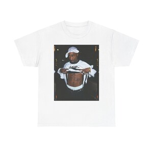 Unisex Heavy Cotton Tee featuring Iconic Throwback Design, Vintage Graphic Tee, 90s Nostalgia Shirt, Hip Hop Culture Apparel, Pac