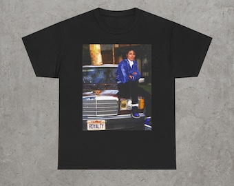 Michael Jackson Pop Icon Graphic Tee | Royal Blue Jordans Benz Vintage Streetwear