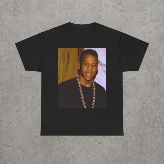 Jay Z With Grillz Retro Portrait Tee | Hip Hop Vintage Style - Etsy