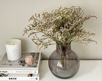 Dried Statice Tatarica Dumosa, Neutral Dried Flower Bouquet, White Dried Flowers, New Home Gift, Neutral Home Decor, Bohemian Home Decor