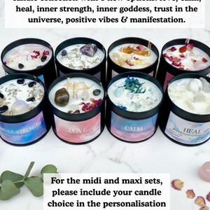 Moon Phases Mug Spiritual Mug Gift Set Spiritual Gift Pamper Gift for Her Pamper Hamper Crystal Candle Crystal Gift Birthday Gift for Her image 4