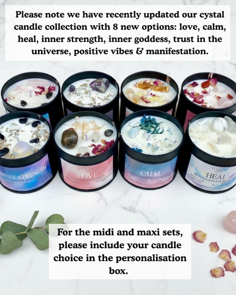 Moon Phases Mug Spiritual Mug Gift Set Spiritual Gift Pamper Gift for Her Pamper Hamper Crystal Candle Crystal Gift Birthday Gift for Her image 4