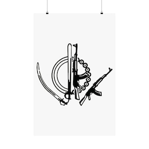 Khanda Matte Vertical Posters
