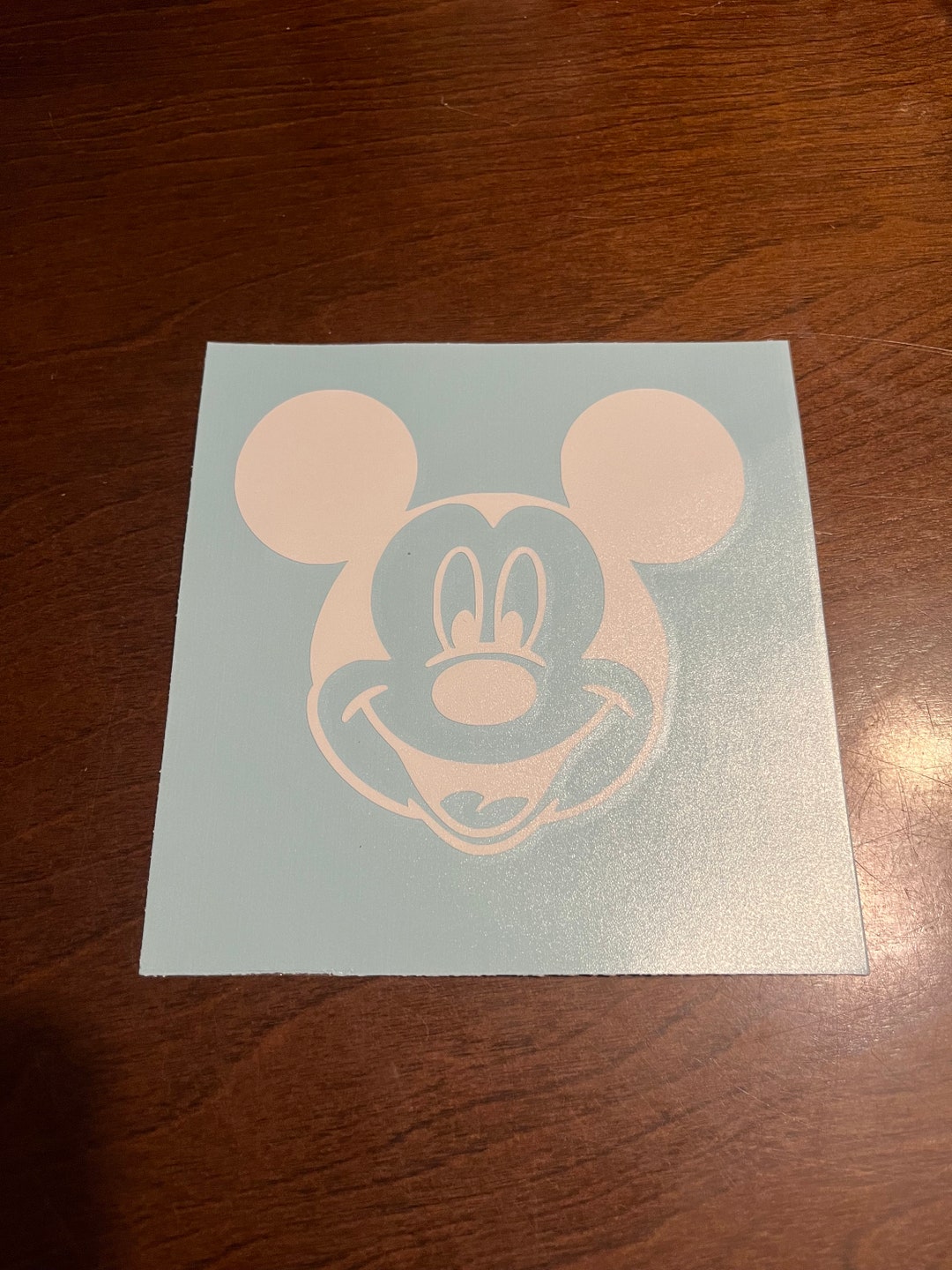 Mickeys Face Decal Etsy