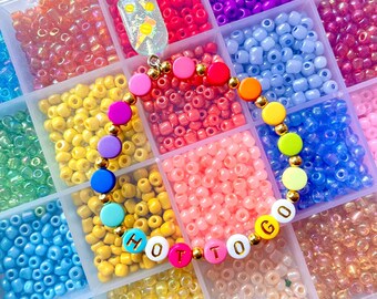 Hot To Go! Chappell Roan-inspired friendship & concert rainbow beaded bracelet with popsicle charm