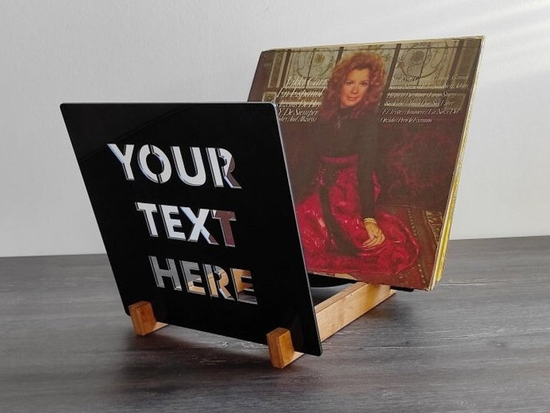 Personalized Vinyl Record Display, Musiclover Man Cave Gift, Record