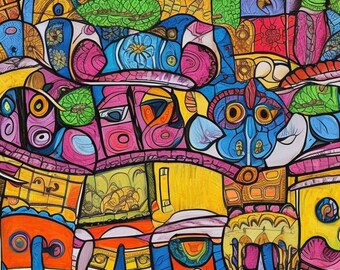 Doodle Art of Mumbai Cultural - Etsy