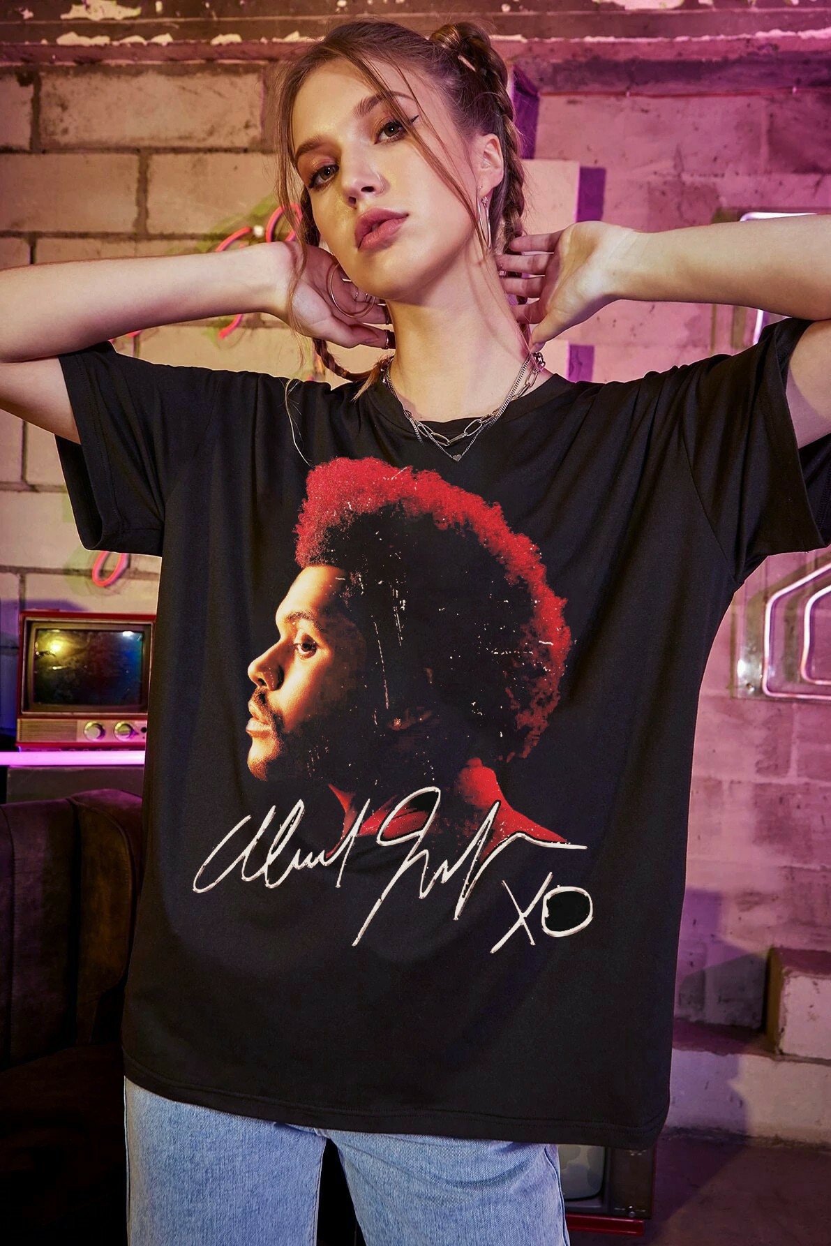 The Weeknd Rap ShirtAfter Hours Album 90s Y2K Merch Vintage Rapper Hiphop  Sweatshirt Retro Unisex Gift Bootleg Hoodie Rap0706DK