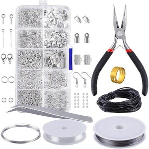  Paxcoo 3200Pcs Jewelry Necklace Repair Kit with Jump