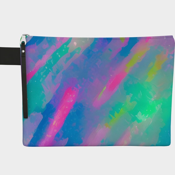 Luxury Shiny Pastel 90s Zipper Pouch