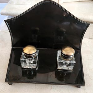 Antique Inkwell Stand