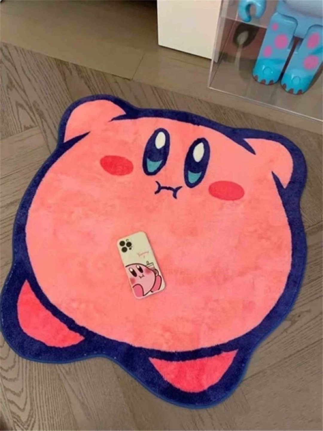 Kirby With Headphones Rug Return to Dreamland Anime Etsy
