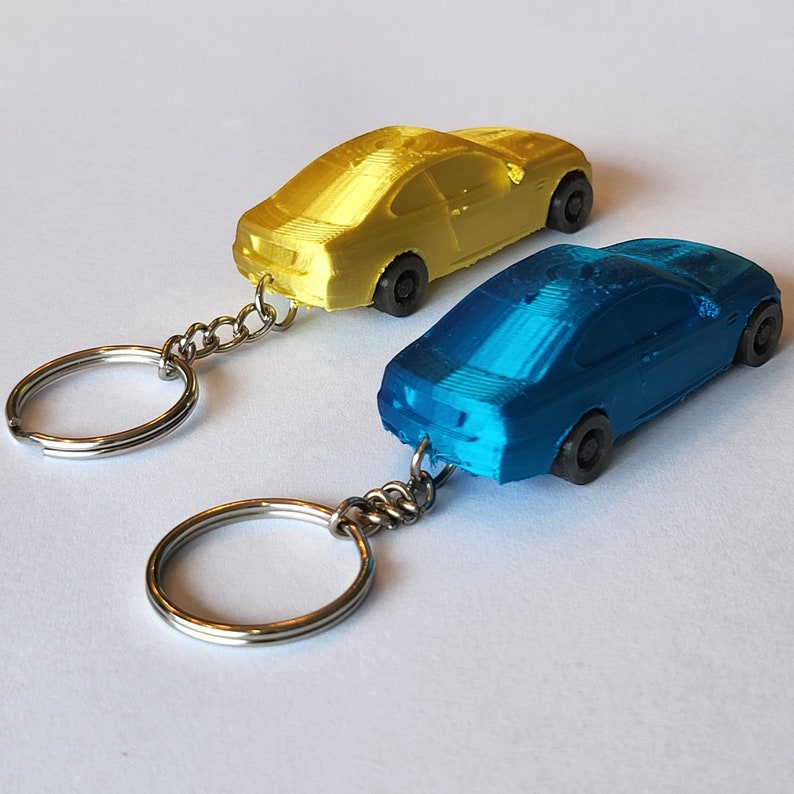 BMW M3 E92 Car Model Keychain. Car Brand Logo Keychain Car Etsy