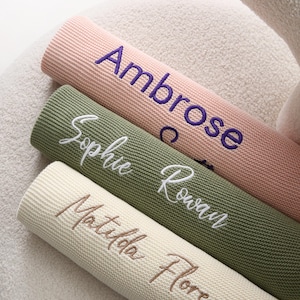 Personalized Baby Blanket, Gift for Baby, Baby Shower Gift, Embroidered name Blanket, Custom Baby Name Blanket, Newborn Blanket