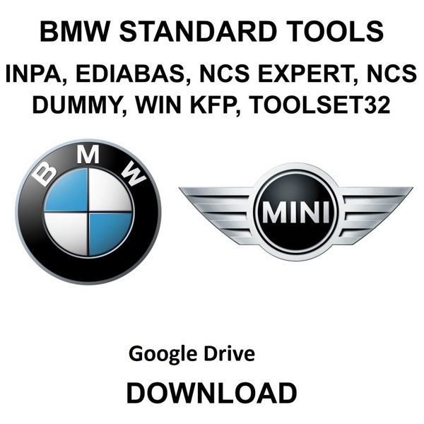 BMW Standard Tools Ediabas 7.3, Inpa 5.0.8, Ncs Expert, Ncs Dummy, WIN KFP, Toolset 32 Dr.Gini English German Download Google Drive