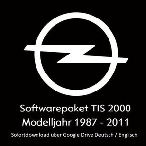 OPEL TIS 2000 Workshop Manual, Repair Manual Direct download with Google Drive Languages: German, English