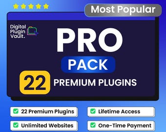 WordPress Plugin Pro Bundle – 22 GPL Plugins | Elementor, Wp Rocket, ACF, WooCommerce Tools, RankMath | Instant Download