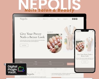 Kit de modèles de salon de beauté Elementor – Thème WordPress Nepolis